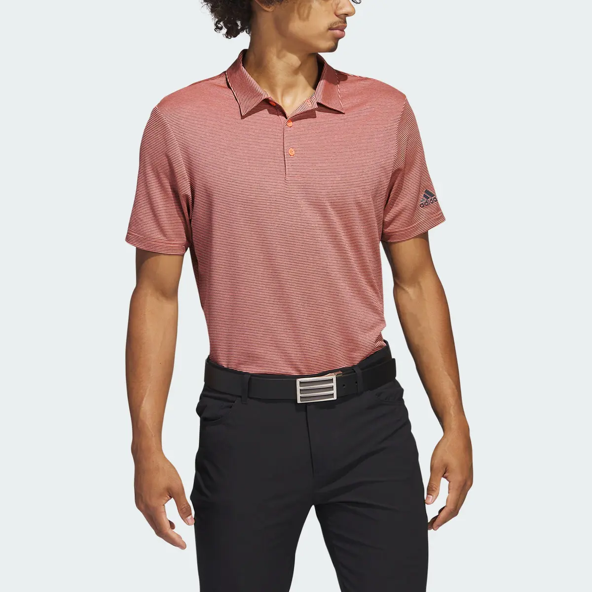 Adidas Ottoman Stripe Polo Shirt. 1