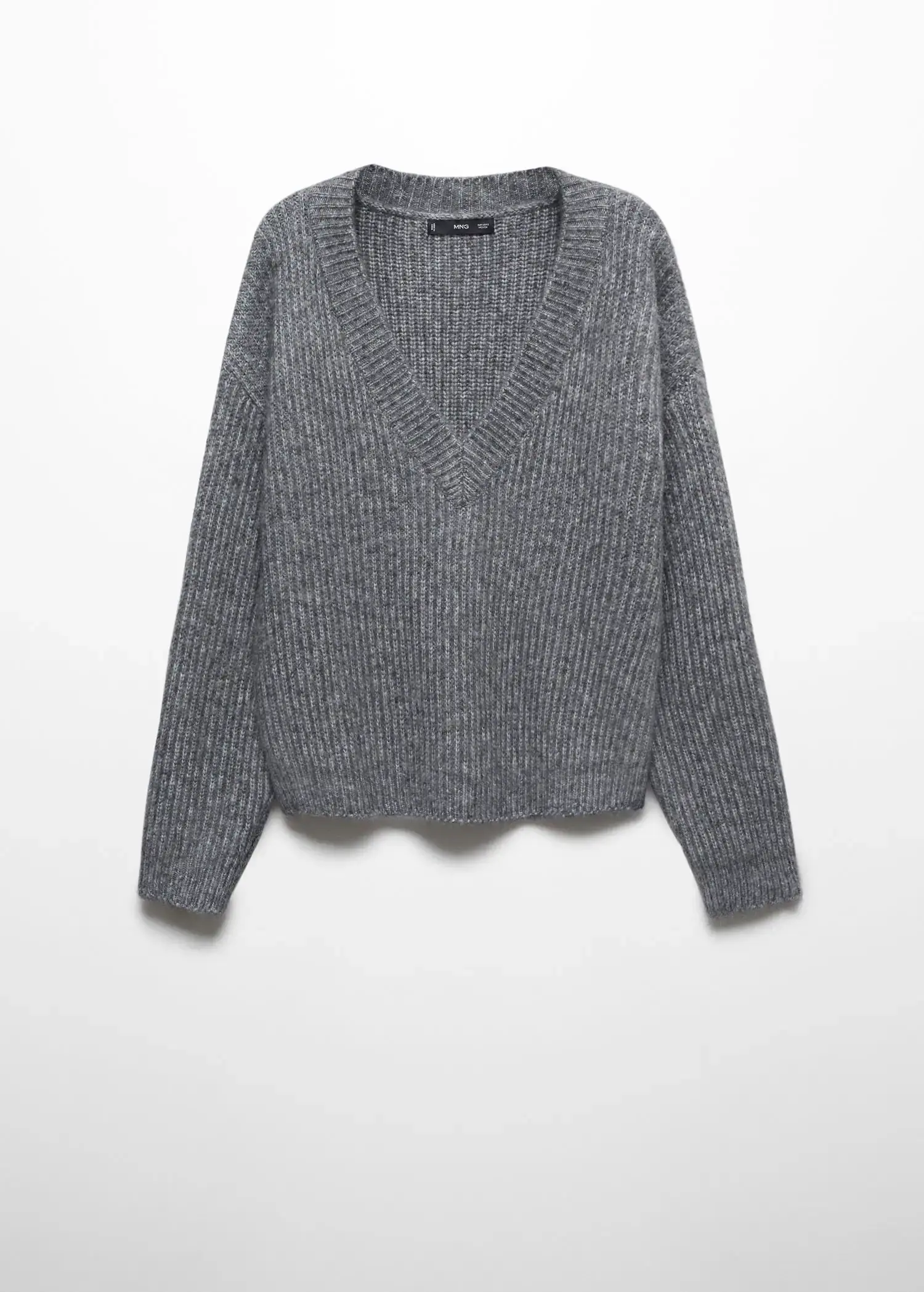 Mango V-neck knit sweater. 1