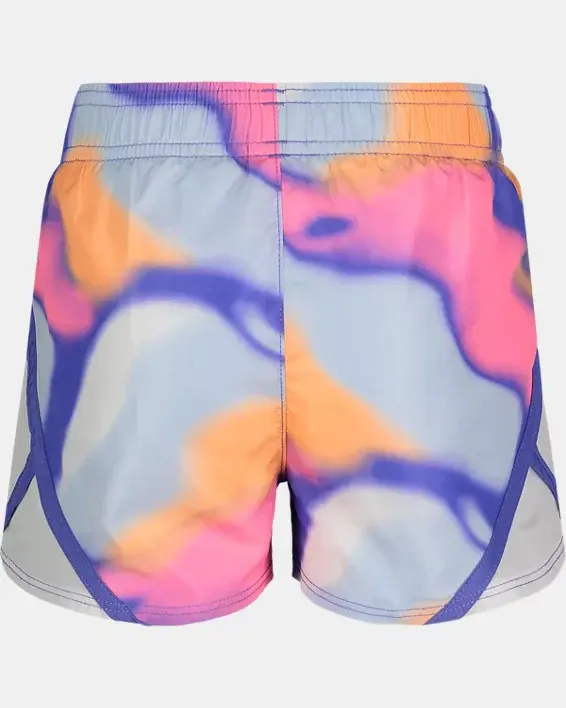 Under Armour Toddler Girls' UA Fly-By Ombre Blobs Shorts. 2