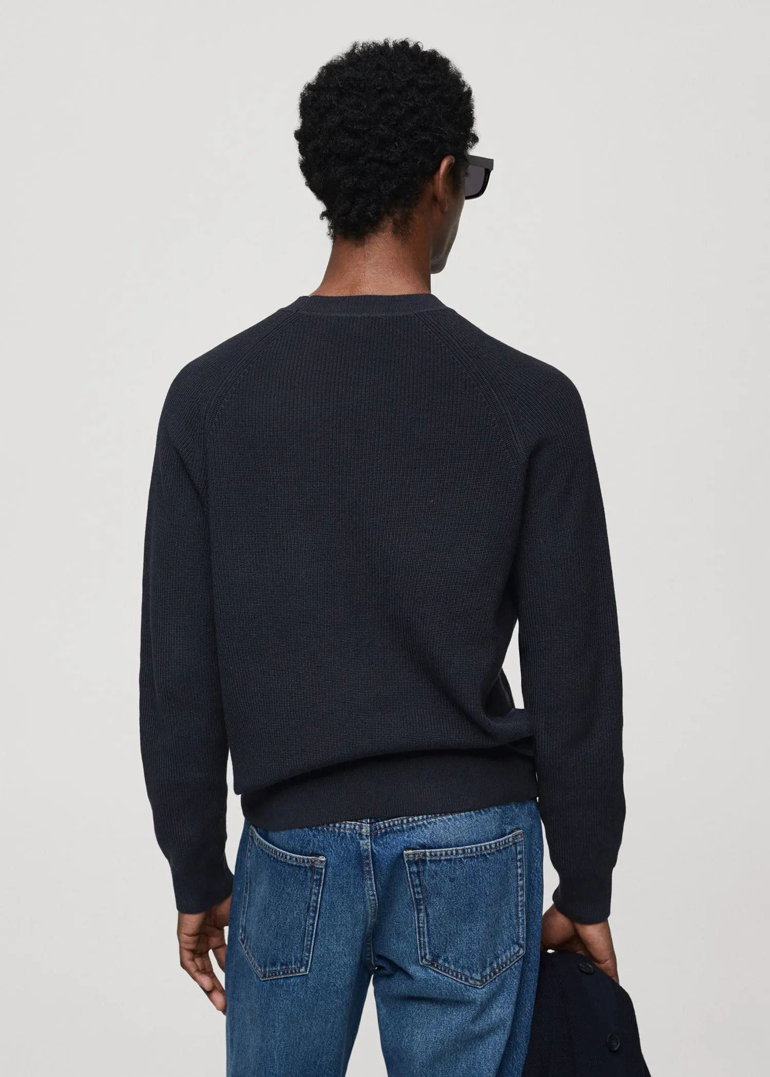Mango Ribbed round-neck sweater . 3