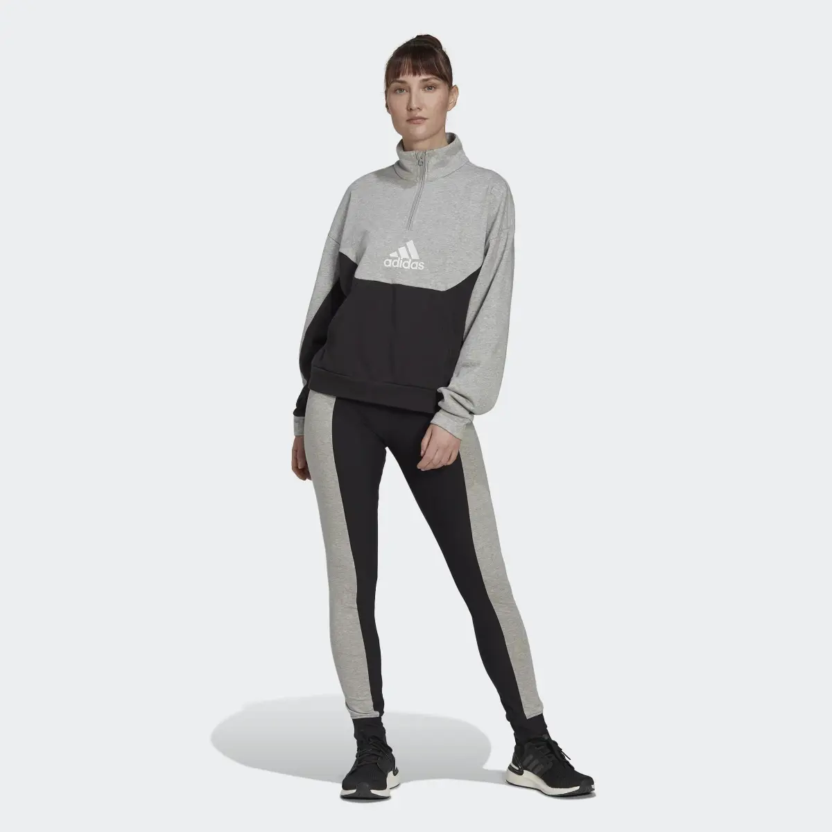 Adidas Tuta Half-Zip and Tights. 2