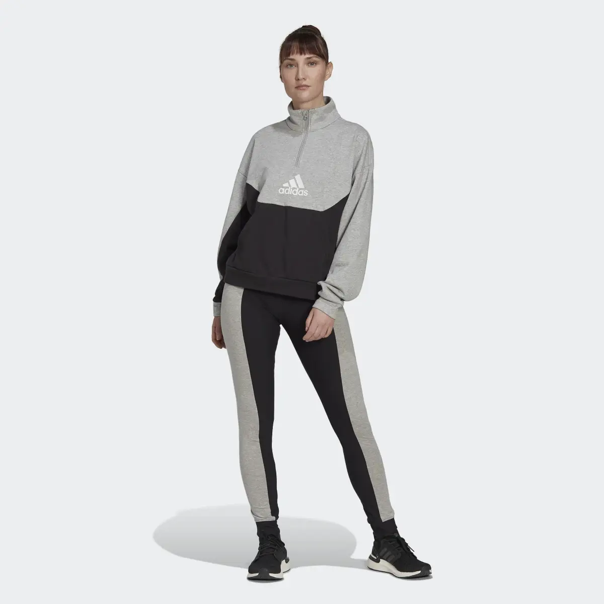 Adidas Half-Zip and Tights Tracksuit. 2