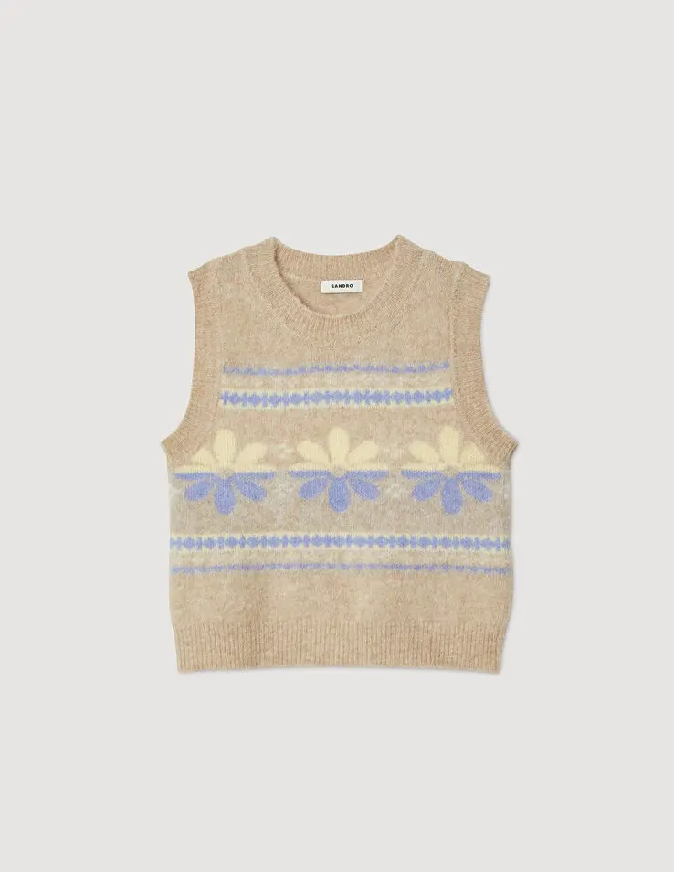 Sandro Sleeveless sweater. 1