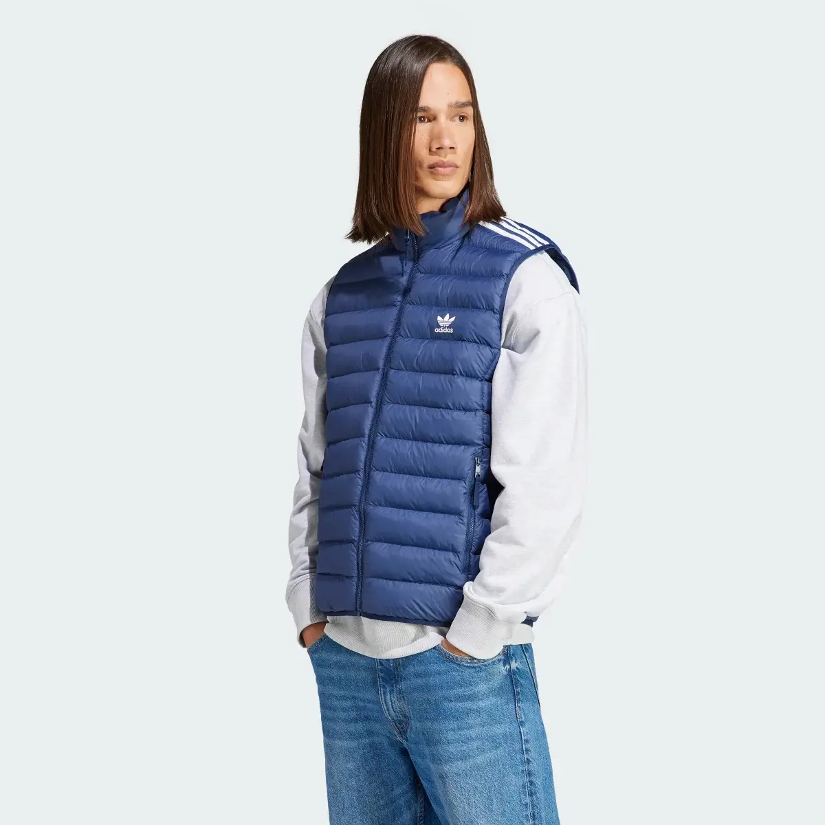 Adidas Padded Stand-Up Collar Puffer Vest. 2