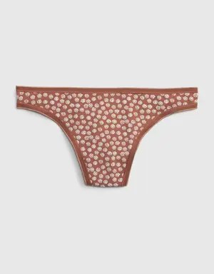 Gap Stretch Cotton Thong brown