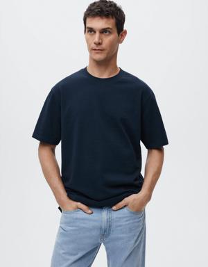 T-shirt coton seersucker 