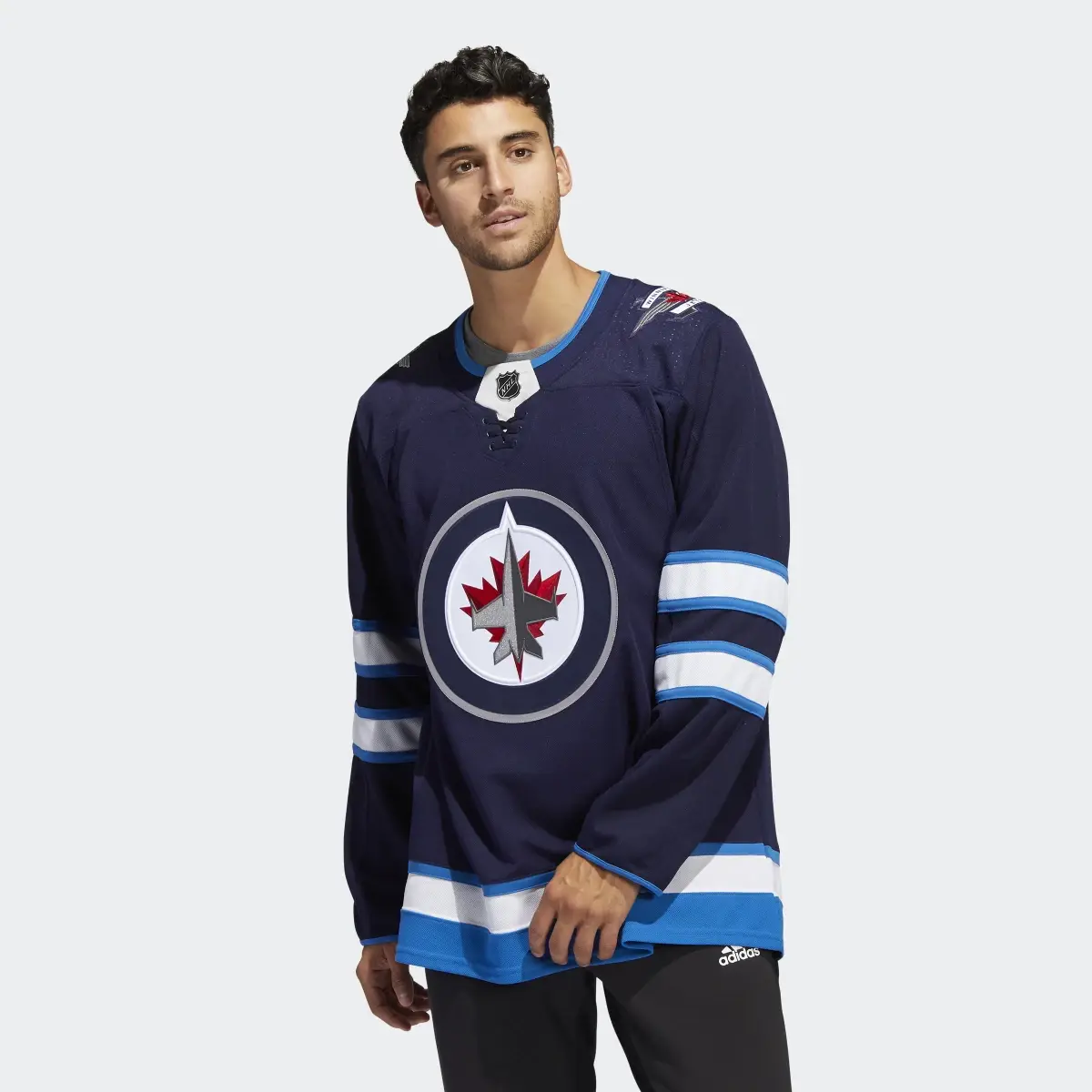 Adidas Jets Home Authentic Jersey. 2