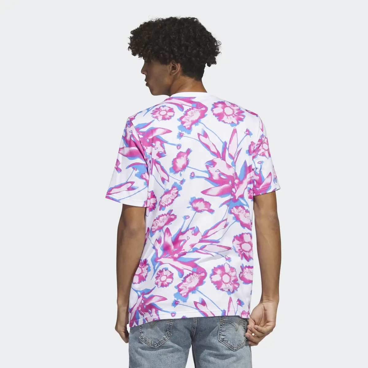 Adidas Playera Estampada Bloom (Unisex). 3