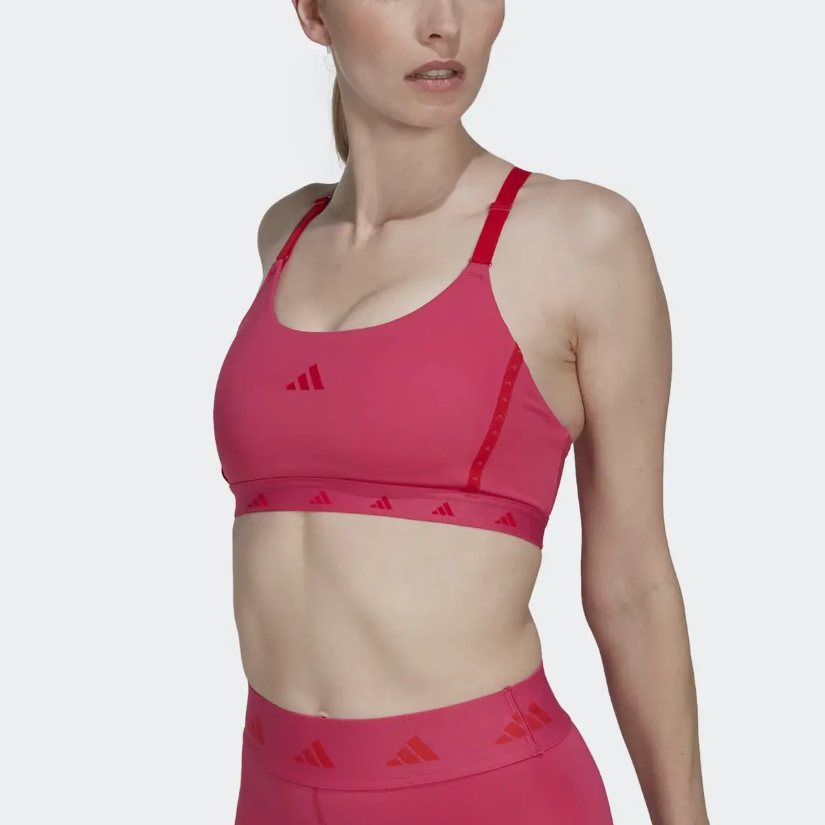 Adidas Brassière Aeroimpact Training Techfit Maintien léger. 1