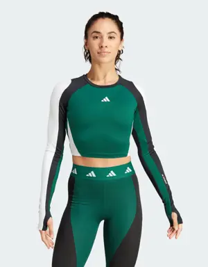 Techfit AEROREADY Colorblock Uzun Kollu Tişört