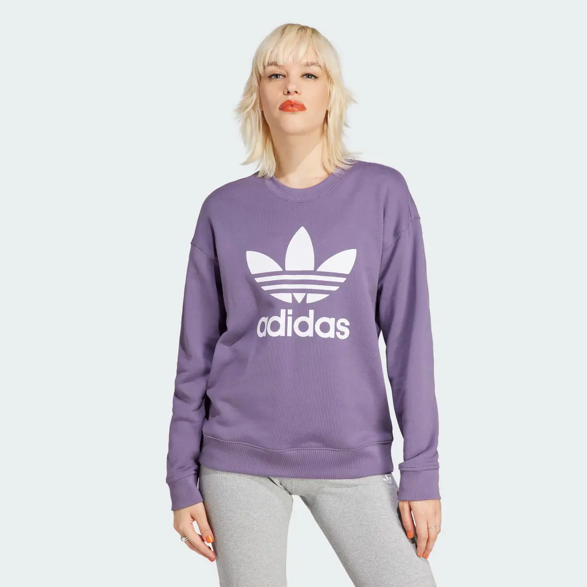 Adidas Sweat-shirt ras-du-cou Trèfle. 2