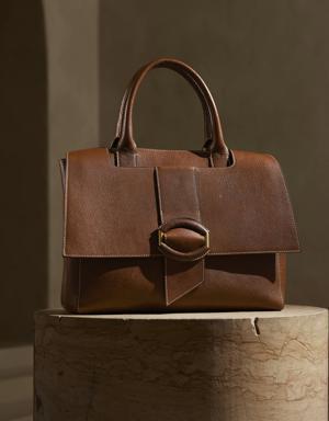 Silva Top-Handle Bag brown