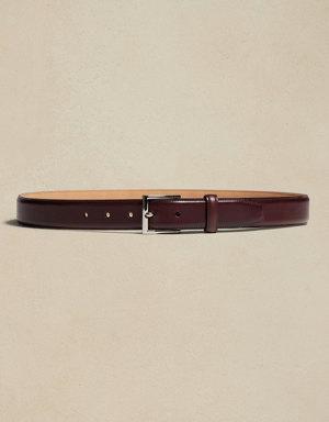 Leather Dress Belt brown