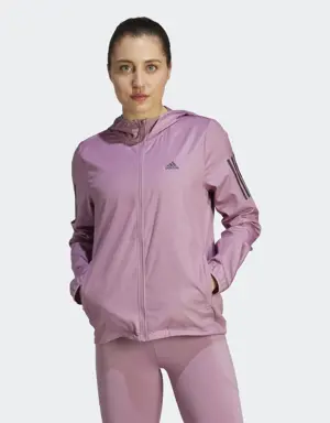Adidas Own the Run Hooded Running Windbreaker. 2 Adidas Own the Run Hooded Running Windbreaker. 2