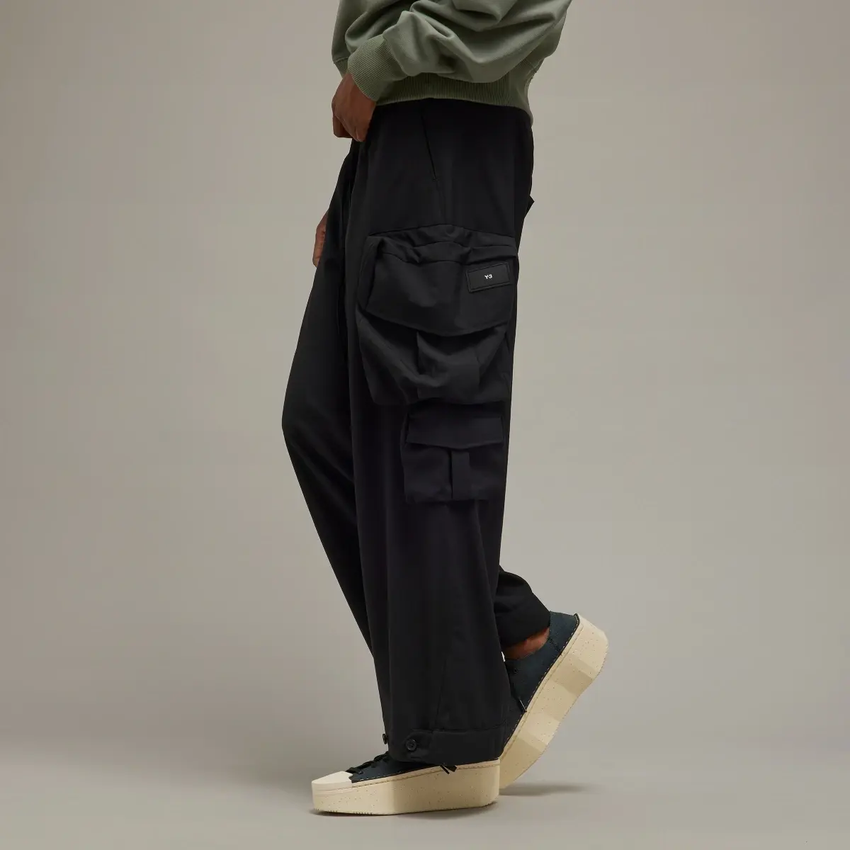 Adidas Y-3 Nylon Cuffed Pants. 2