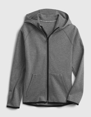 Gap Fit Kids Fit Tech Hoodie gray