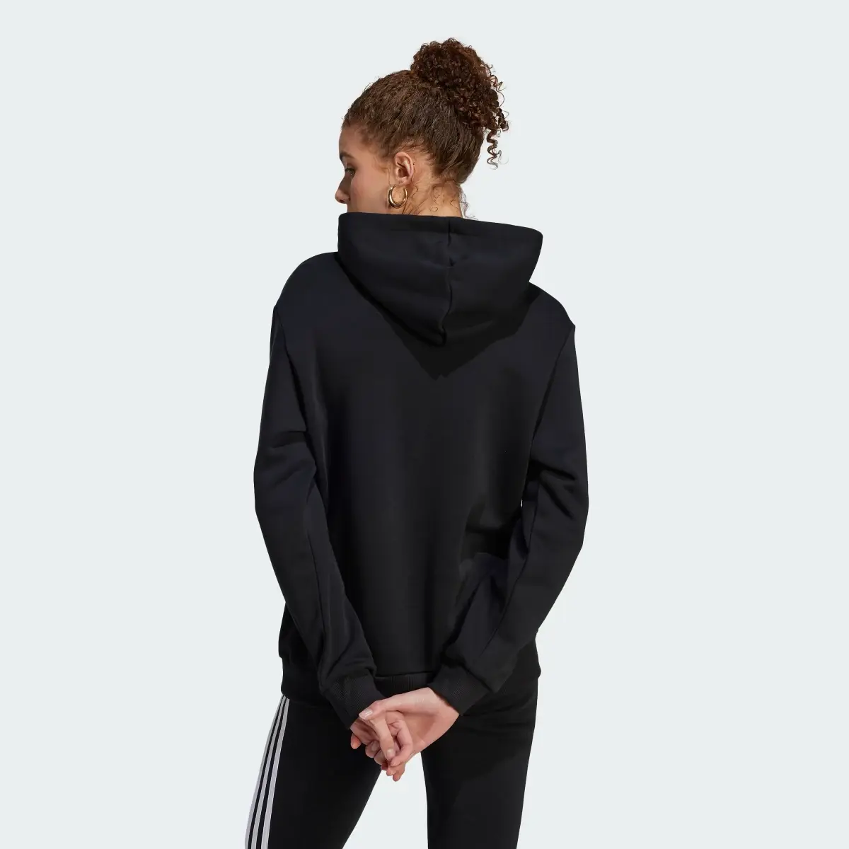 Adidas Essentials Logo Boyfriend Hoodie. 3