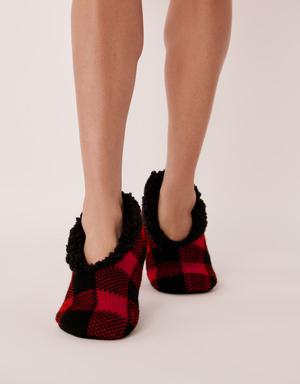 Buffalo Plaid Slipper Socks