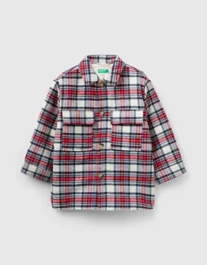 padded check jacket