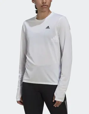 Adidas Run Icons Running Long-Sleeve Top