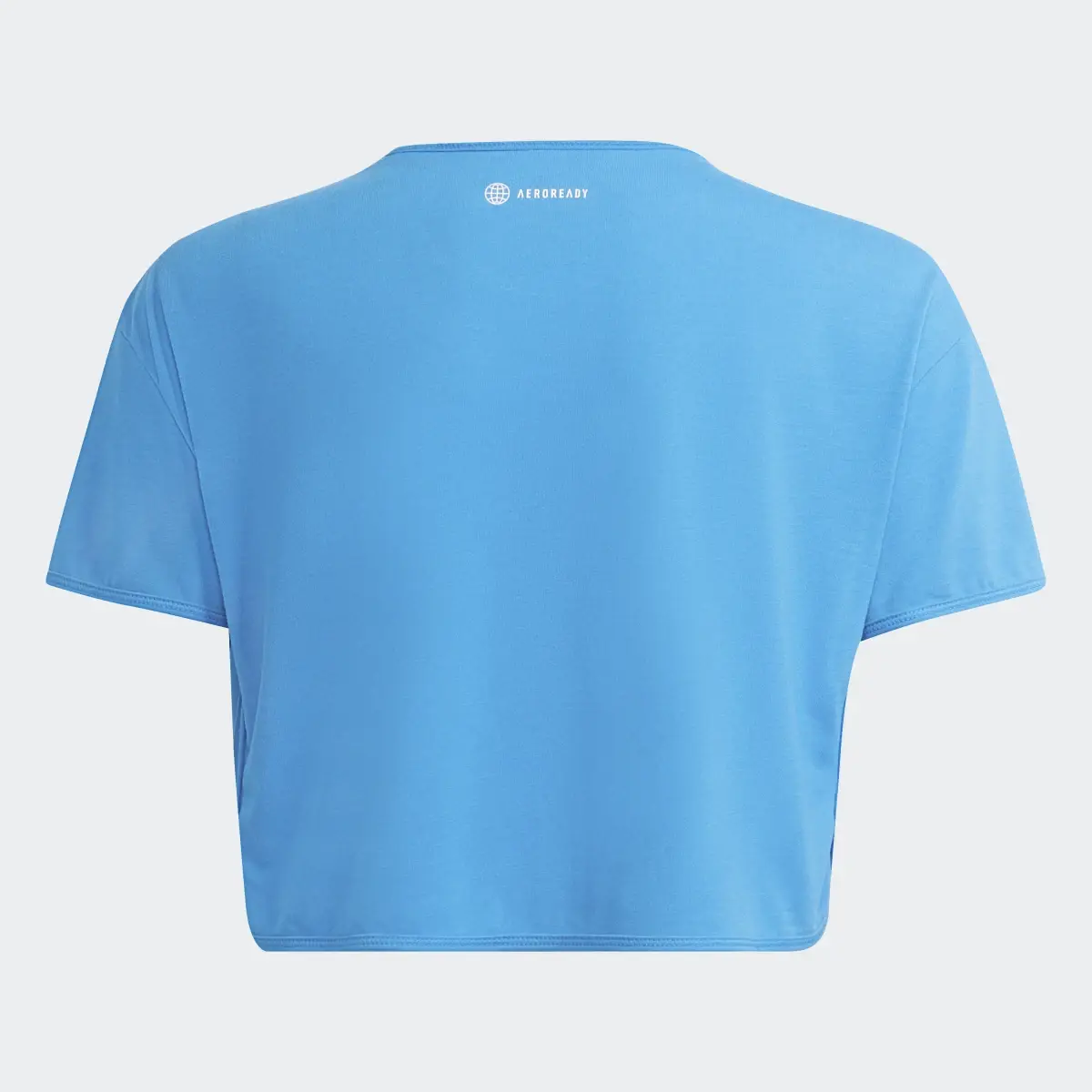 Adidas T-shirt da allenamento AEROREADY Power Cropped Logo. 2