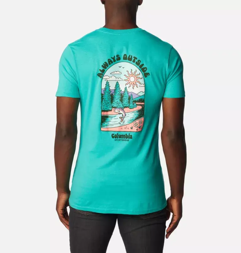 Columbia Men's Steelhead Graphic T-Shirt. 1