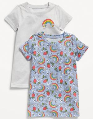 Printed Nightgown 2-Pack for Toddler Girl & Baby multi