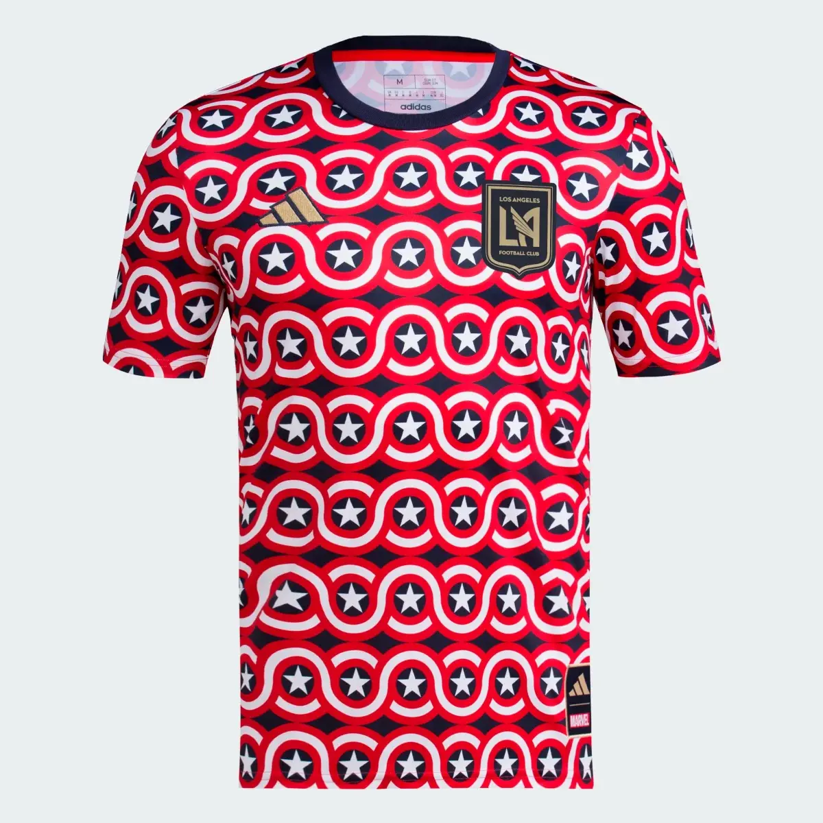 Adidas Los Angeles FC Americana Pre-Match Jersey. 1