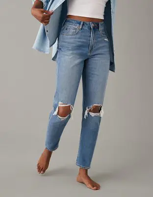 American Eagle Ripped Mom Jean. 1