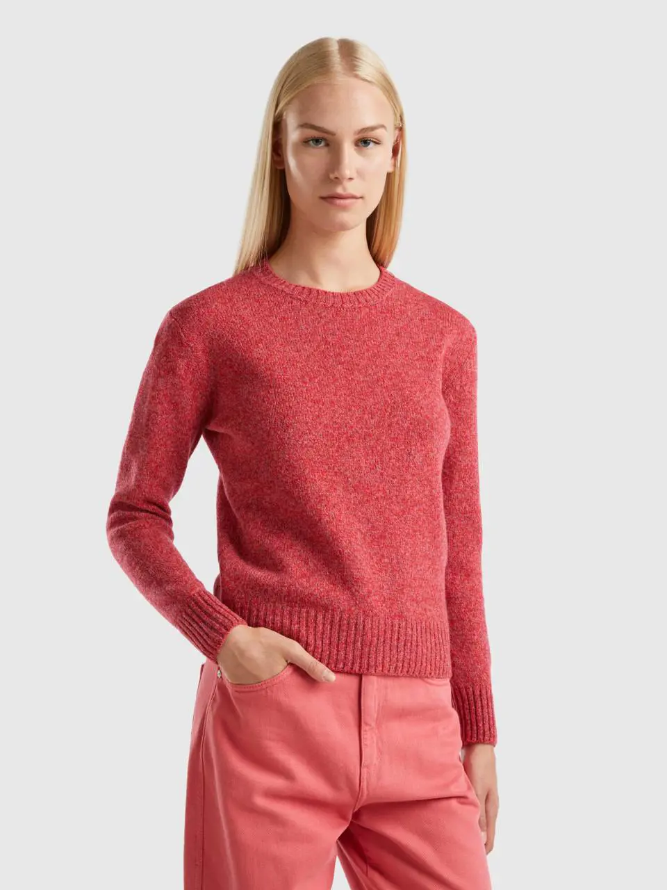 Benetton sweater in pure shetland wool. 1