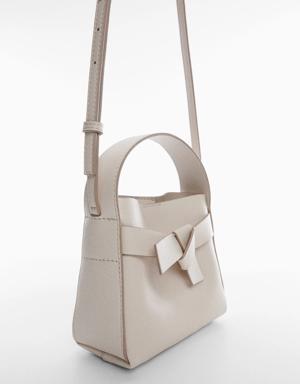 Mango Bag with bow detail 