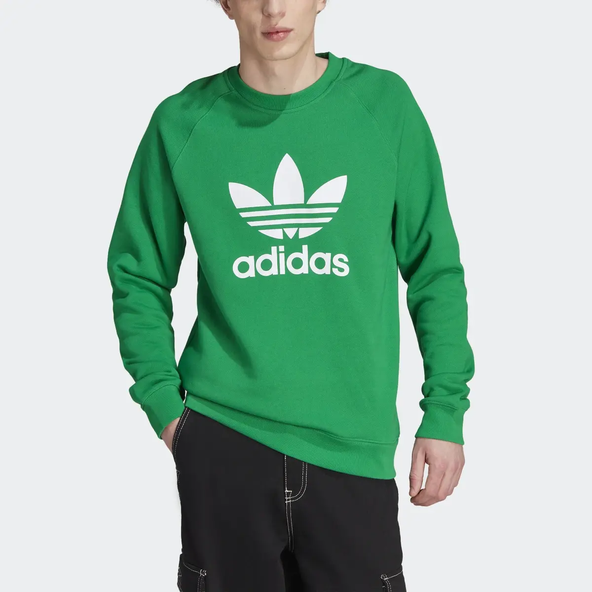 Adidas Adicolor Classics Trefoil Crewneck Sweatshirt. 1