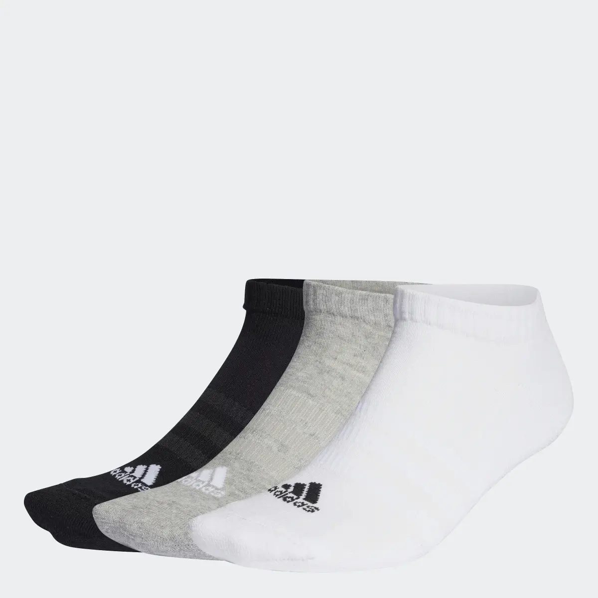 Adidas Cushioned Low-Cut Socks 3 Pairs. 1