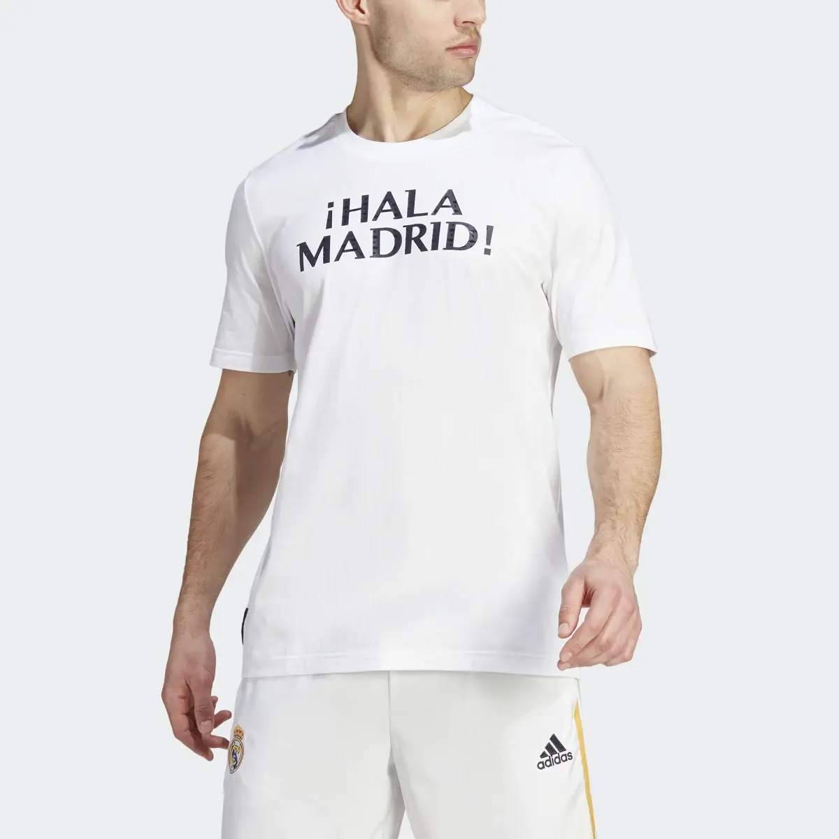 Adidas Real Madrid Street Graphic T-Shirt. 1