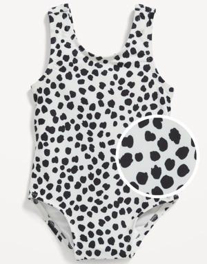 Old Navy Printed Back Tie-Cutout One-Piece Swimsuit for Baby multi