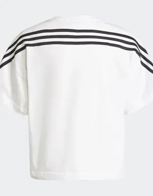 Organic Cotton Future Icons Sport 3-Stripes Loose T-Shirt
