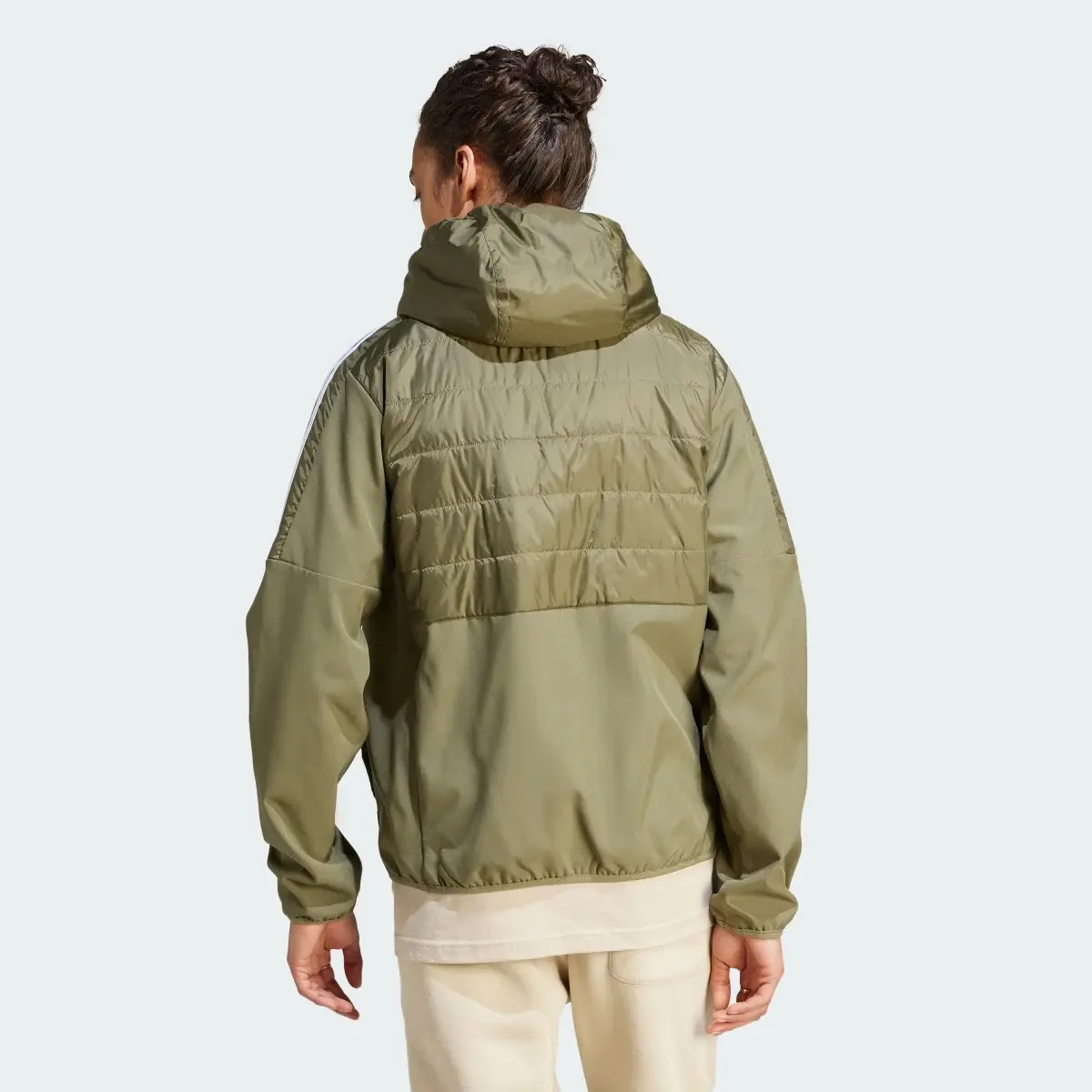 Adidas Essentials Insulated Hooded Hybrid Jacket. 3