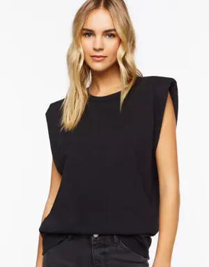 Forever 21 Crew Neck Muscle Tee Black