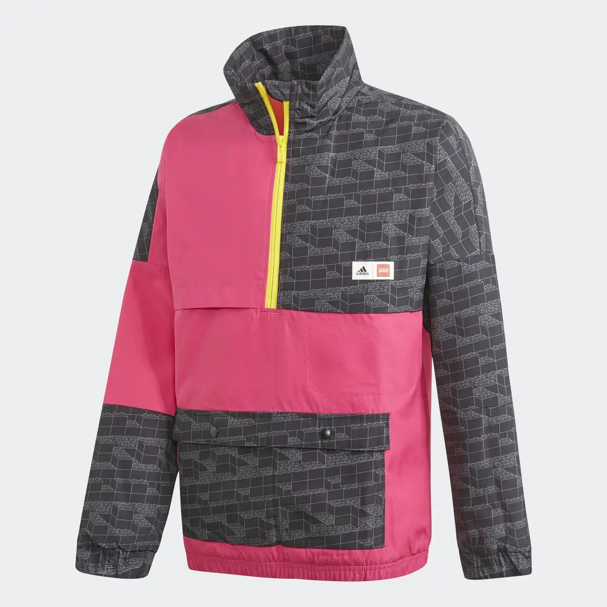 Adidas x Classic LEGO® Bricks Half-Zip Warm Jacket. 1