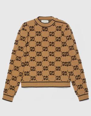 GG wool bouclé jacquard sweater
