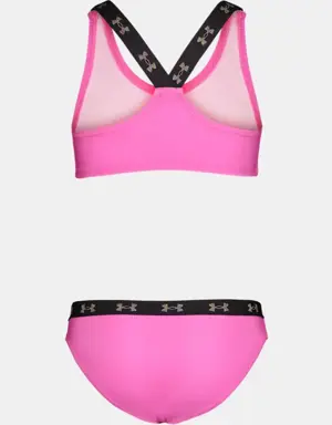 Girls' UA Two-Piece Racer Bikini