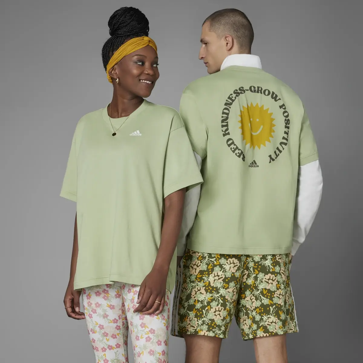 Adidas Playera Grow Positivity (Género neutro). 1