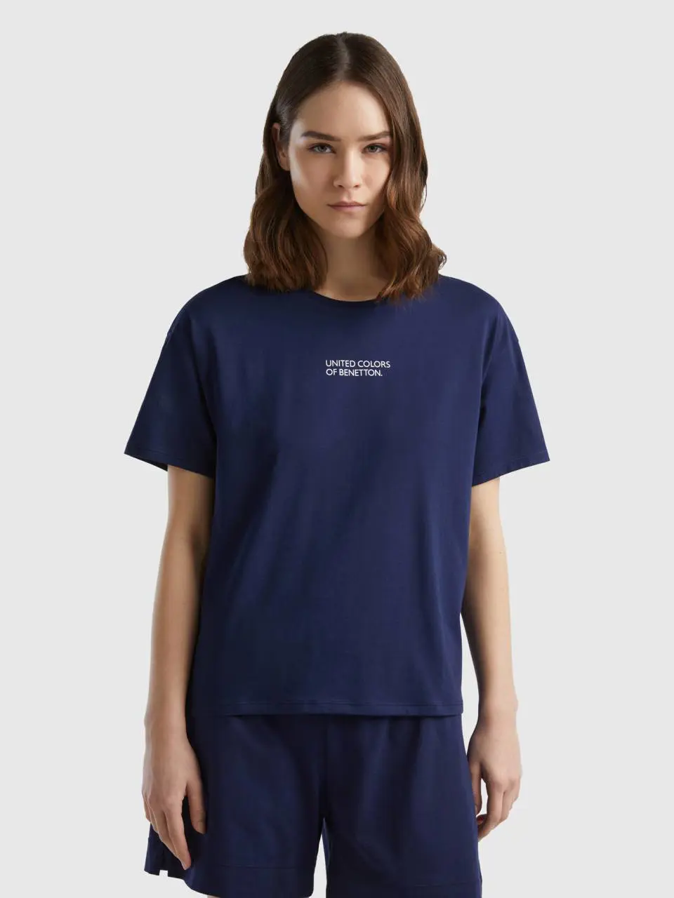 Benetton short sleeve t-shirt with logo. 1