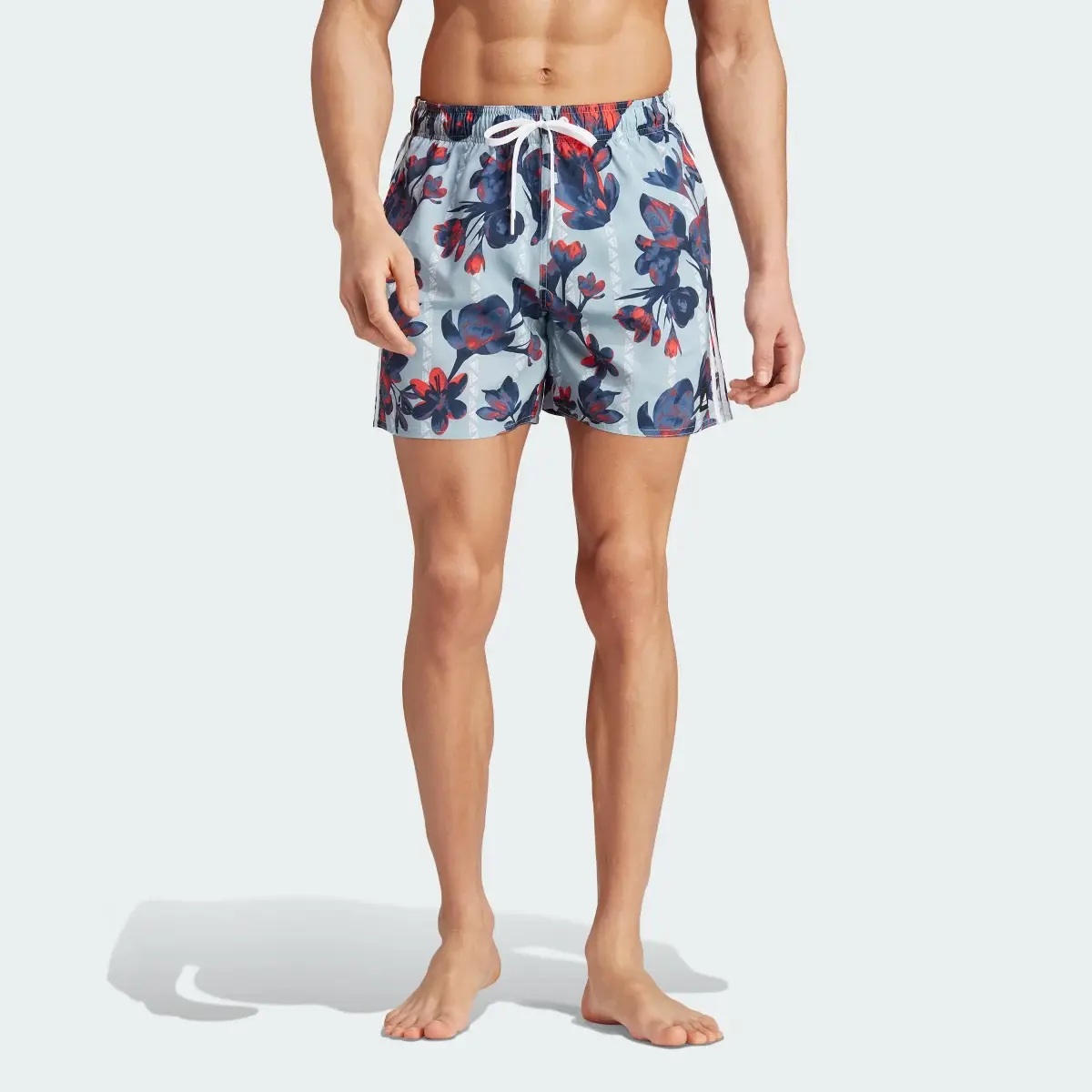 Adidas Short floral CLX coupe courte. 1