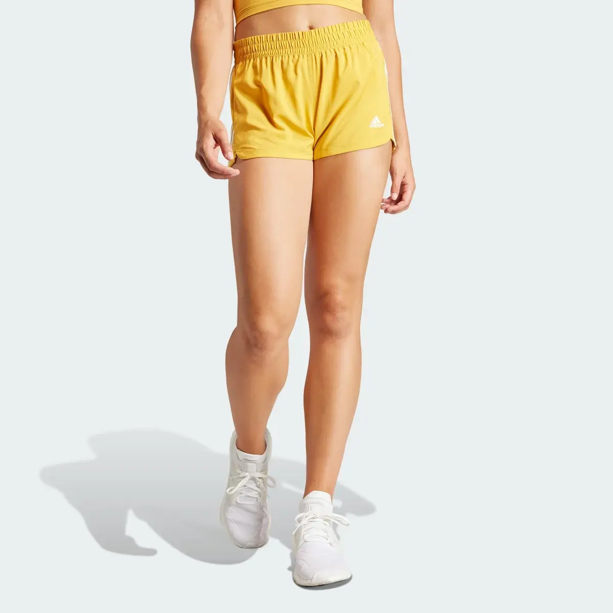 Adidas Pacer 3-Stripes Woven Shorts. 1