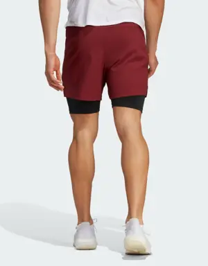 Adidas Power Workout Two-in-One Shorts. 3 Adidas Power Workout Two-in-One Shorts. 3