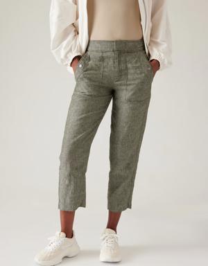 Voyager Linen Pant green