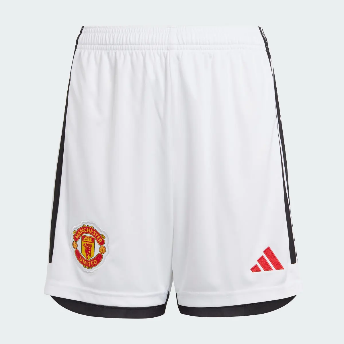 Adidas Calções Principais 23/24 do Manchester United – Criança. 1