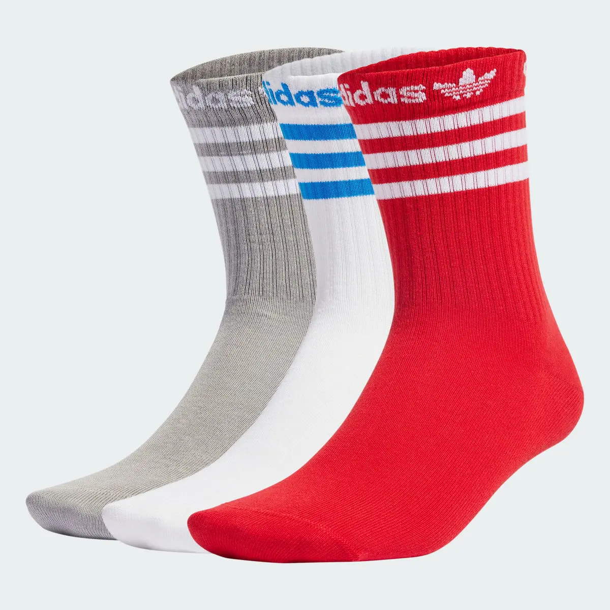 Adidas Adicolor Crew Socks 3 Pairs. 2