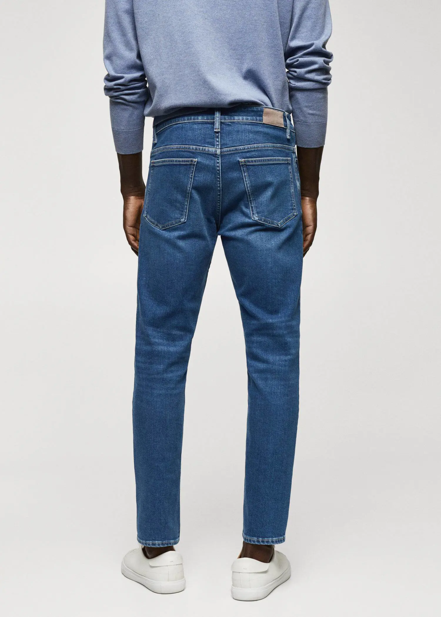 Mango Jean Tom tapered cropped. 3